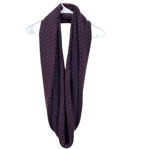 J Crew Infinity Scarf Wool Blend Chevron Stripes